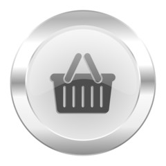 cart chrome web icon isolated