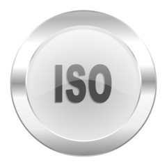 iso chrome web icon isolated