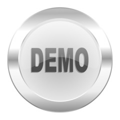 demo chrome web icon isolated