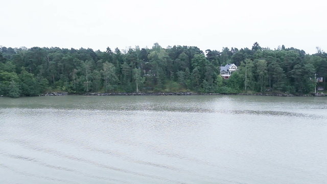 View over sea islands Finland