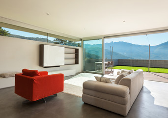 Interior, comfortable living room