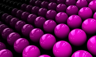 pink spheres