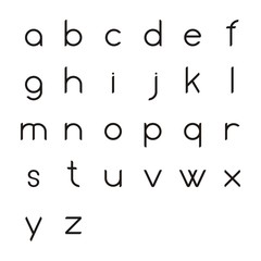 Alphabet letters