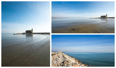 La chiesa sulla spiaggia