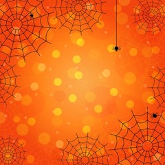 vector halloween orange background