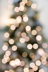 Defocused Christmas Lights