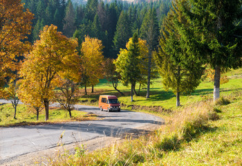 The tourist van