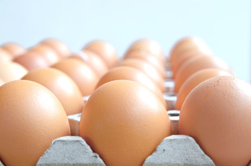 Egg is row on packaging