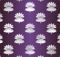 water lily , wedding card design, royal India