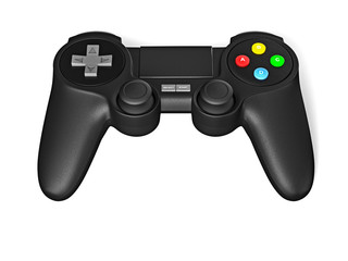Gamepad joypad for video game console isolated