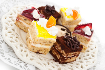 Petit fours.