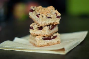a few pastries stuffed with plums