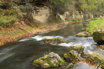 Whitewater River In Autumn