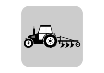 Tractor vector icon