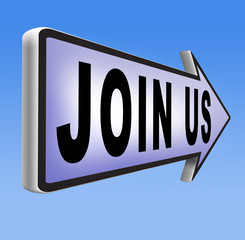 Join us sign