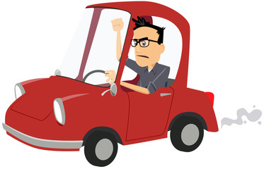 bloqu&eacute; dans les bouchons