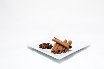 Cinnamon sticks with star anise