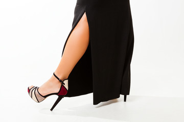 Sexy woman with high heel shoes