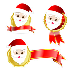 003-Christmas santa tag