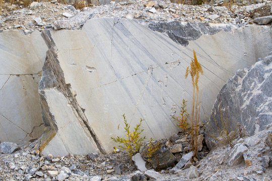 marble quarry, white marble