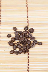 Pile coffee beans