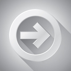 Vector minimalistic arrow, required component for your business