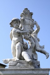 Fototapeta na wymiar Pisa, cherub roman sculpture