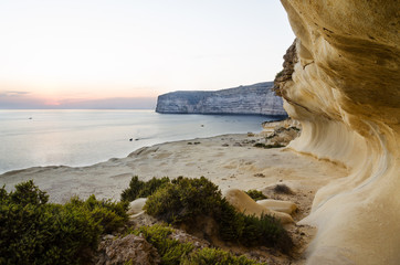 Gozo coast - Xlendi - obrazy, fototapety, plakaty