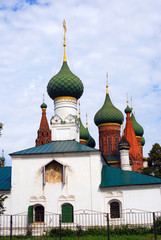 Fototapeta na wymiar Old Russian orthodox church building.
