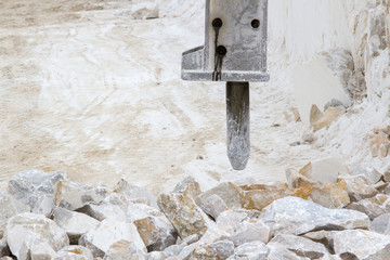marble quarry, white marble