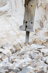 marble quarry, white marble