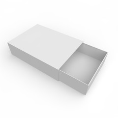 Fototapeta premium Blank white box of matches