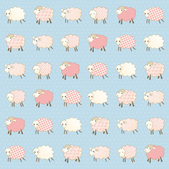wallpaper with white caps on a blue background