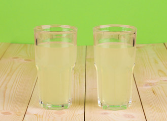 Glasses with lemonade