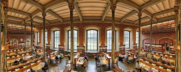 Foto auf Glas Panorama der Staatsbibliothek Stockholm © Blickfang