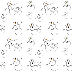 Snowman background