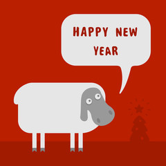 New Year and sheep