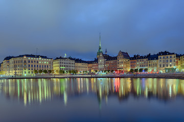 Gamla Stan Stockholm beleuchtet