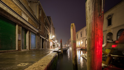 Fototapeta na wymiar Murano Venice by night