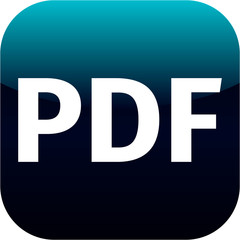 File PDF sign icon. Download document file symbol.