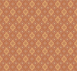Geometric pattern. Tiled texture. Floral seamless background.