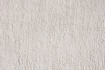 White relief plaster on wall closeup