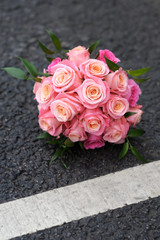 Beautiful wedding flowers bouquet