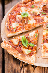 Homemade Hawaiian Pizza (slices)