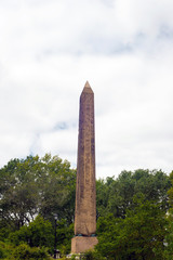 Famous Cleopatra's Needle Obelisk at Central Park
