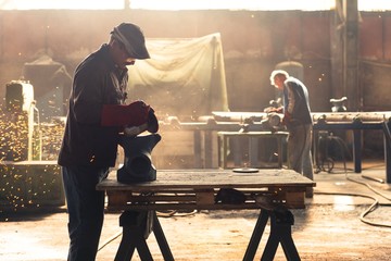 Industrial Worker at the factory