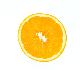 Orange isolated on white