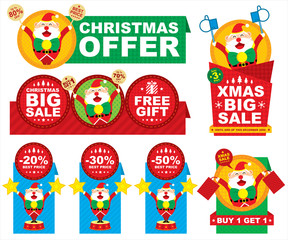 santa claus christmas tag price
