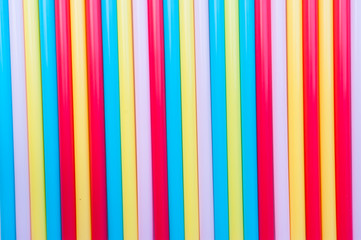 Background of colorful straws