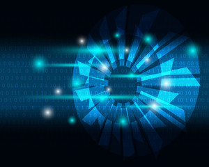 Abstract Technology Background